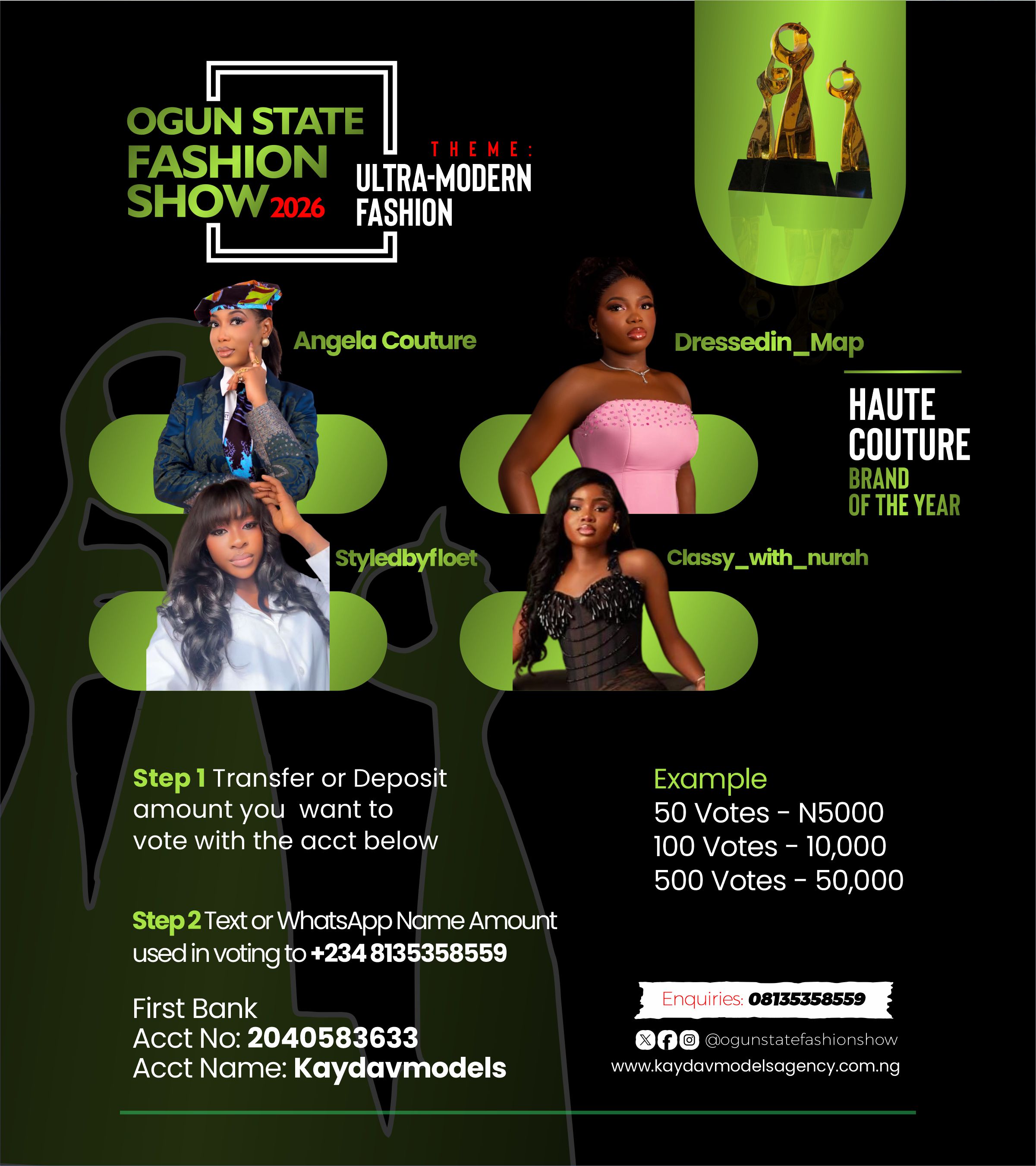 Haute Couture Brand Of The Year Nominees